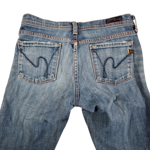 Citizens Of Humanity Jeans Womens 29 (29x29) Flare Low Rise Stretch Ingrid 002 - Picture 7 of 14